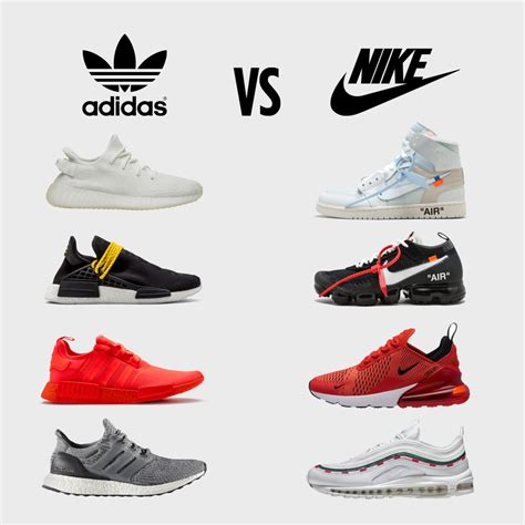 Adidas vs Nike sneakers